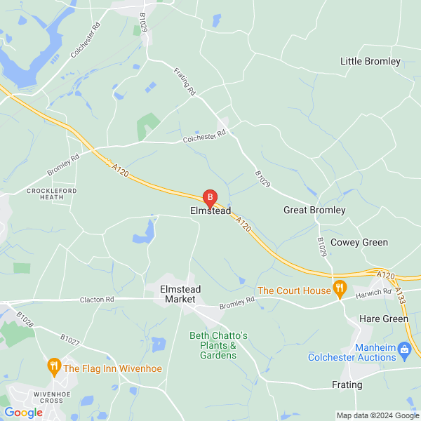 Ask Locksmiths location map: Elmstead, Colchester, Essex