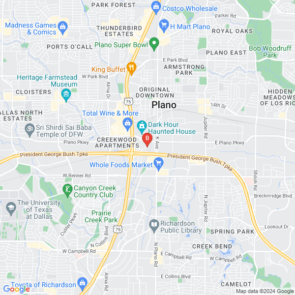 Plano Towing & Roadside Assistance location map: 680 Executive Dr, Plano, TX